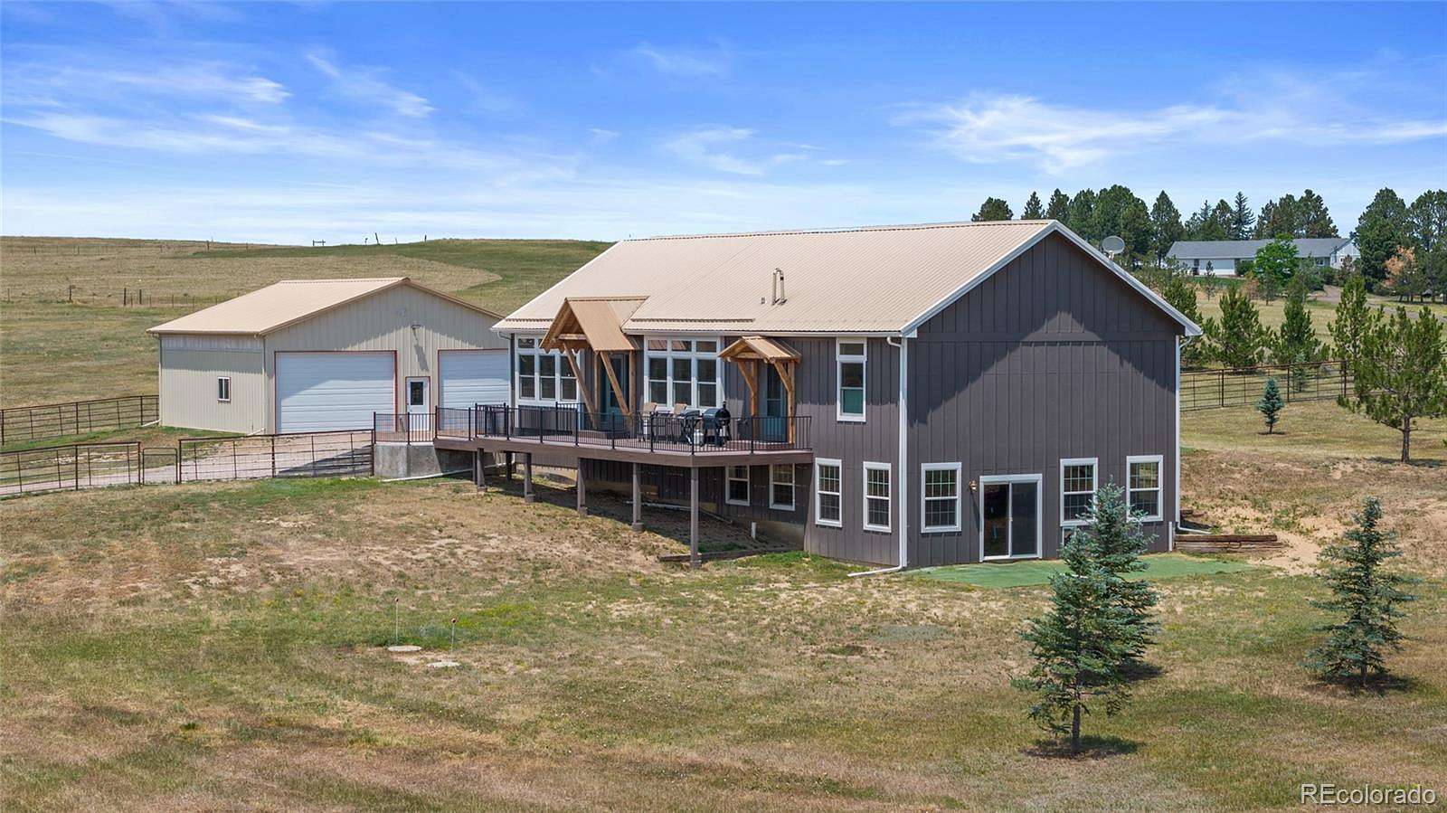 17.8 Acres of Land with Home for Sale in Kiowa, Colorado