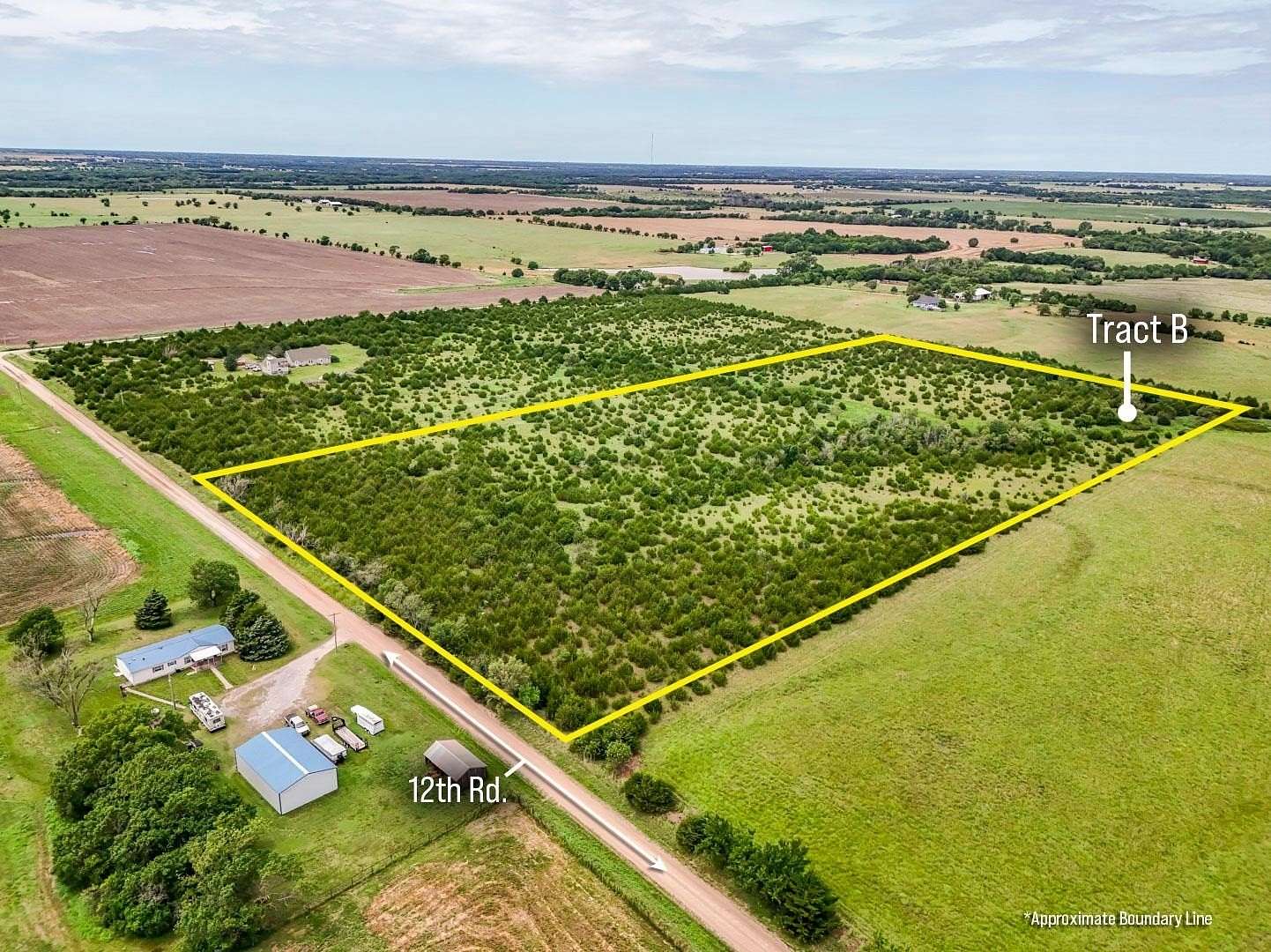 20 Acres of Land for Auction in Douglass, Kansas