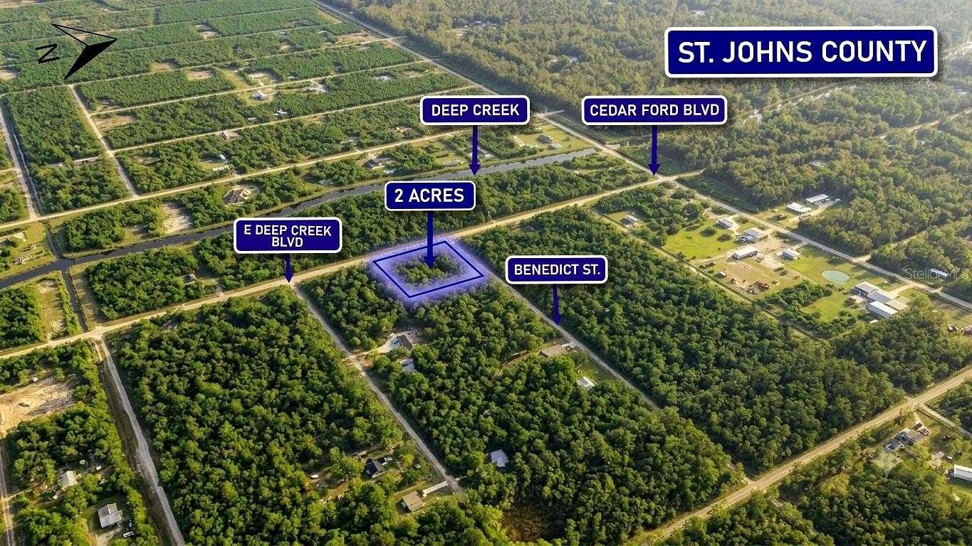 2 Acres of Residential Land for Sale in Hastings, Florida