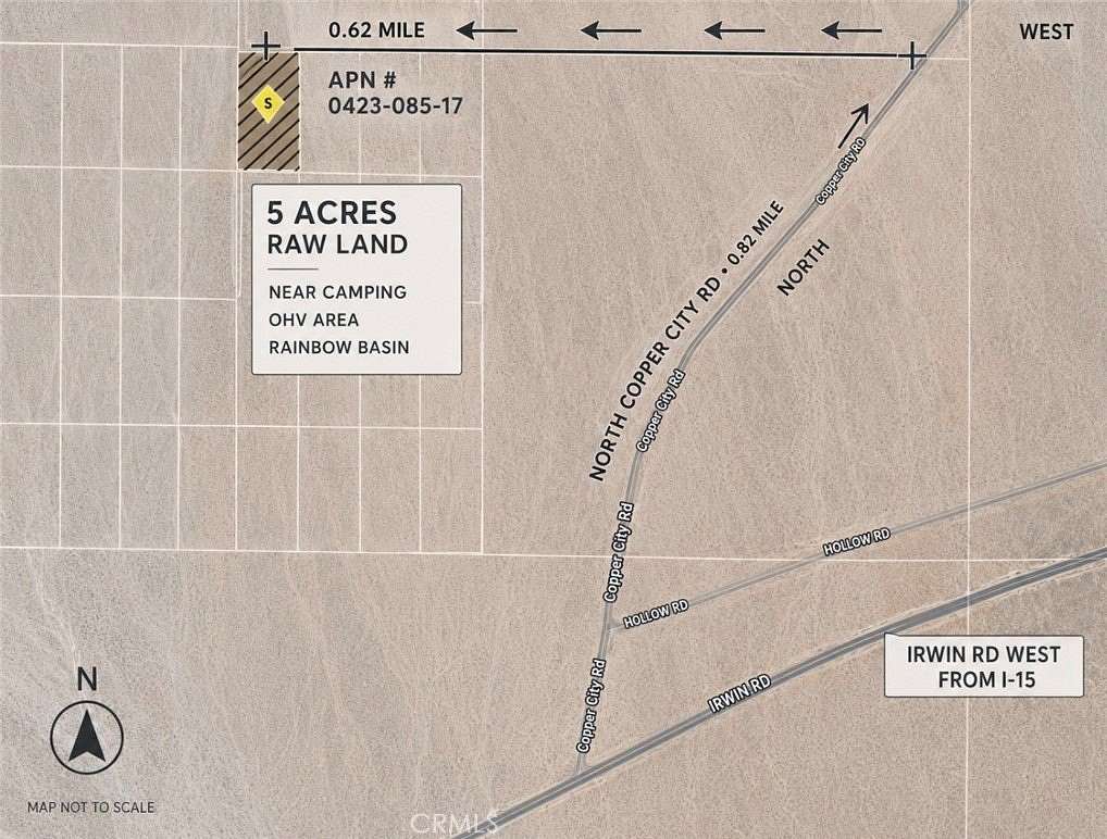 5 Acres of Land for Sale in Barstow, California