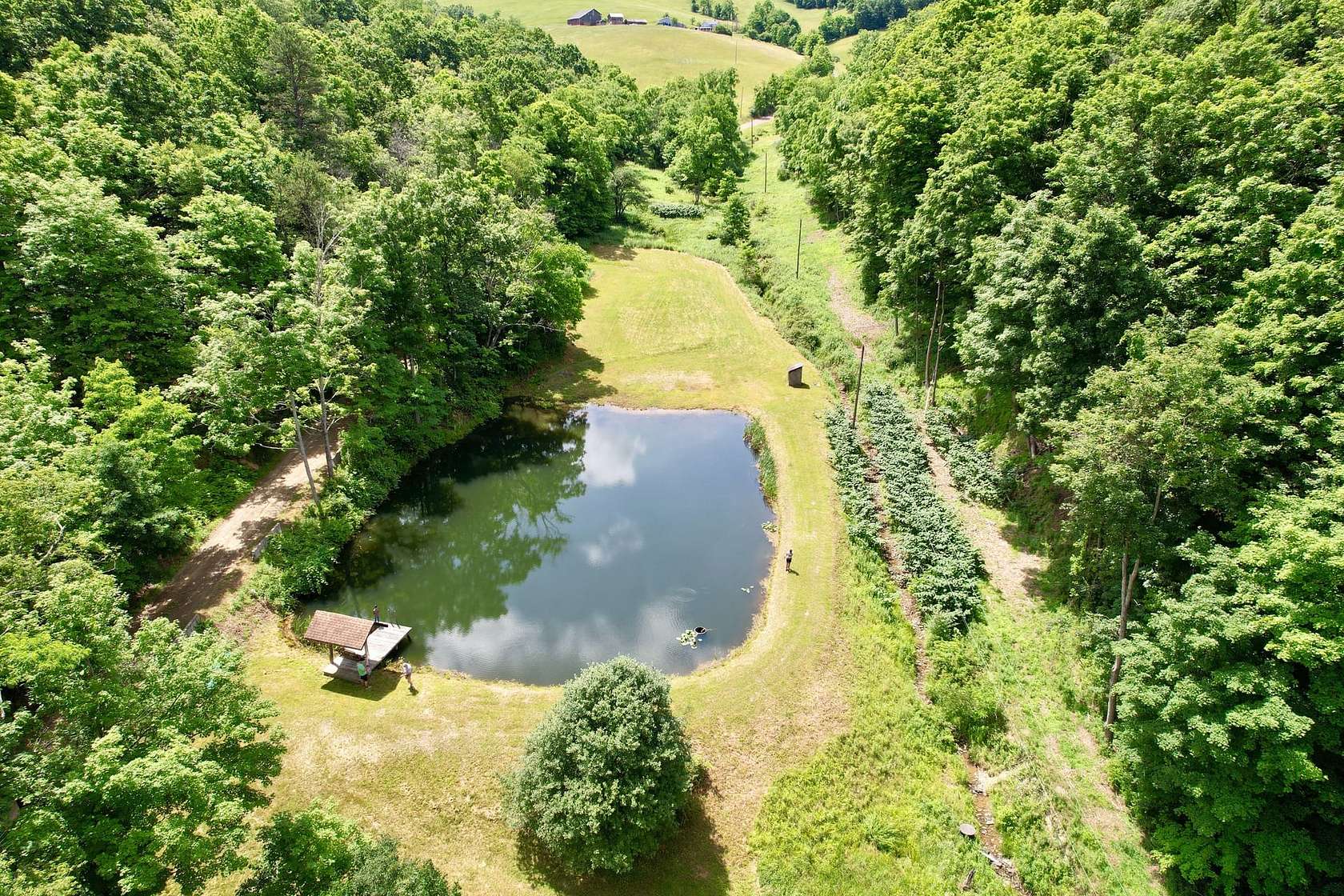 70 Acres of Recreational Land with Home for Sale in Manns Choice, Pennsylvania