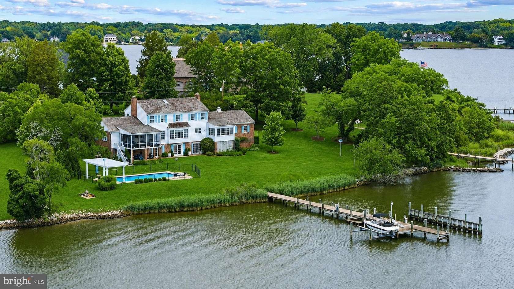 1.7 Acres of Land with Home for Sale in Edgewater, Maryland