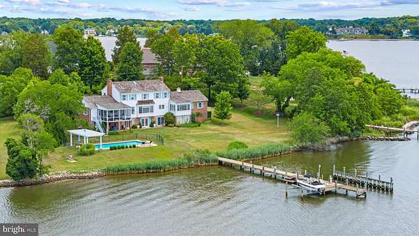 1.7 Acres of Land with Home for Sale in Edgewater, Maryland