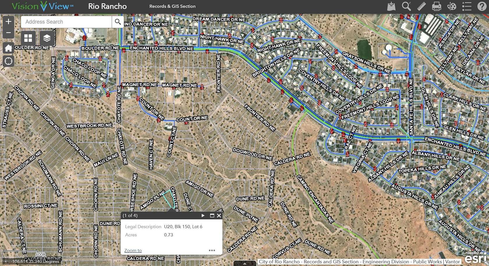 0.73 Acres of Residential Land for Sale in Rio Rancho, New Mexico