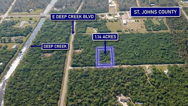1.13 Acres of Residential Land for Sale in Hastings, Florida
