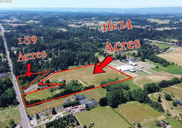 17.7 Acres of Land with Home for Sale in Ridgefield, Washington