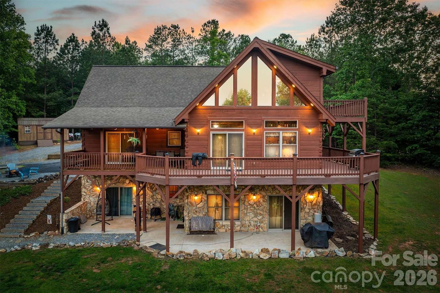 1.6 Acres of Land with Home for Sale in Nebo, North Carolina