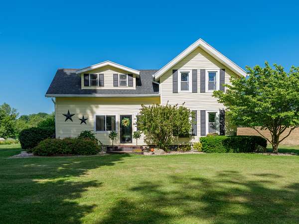 12 Acres of Land with Home for Sale in Fulton, Michigan