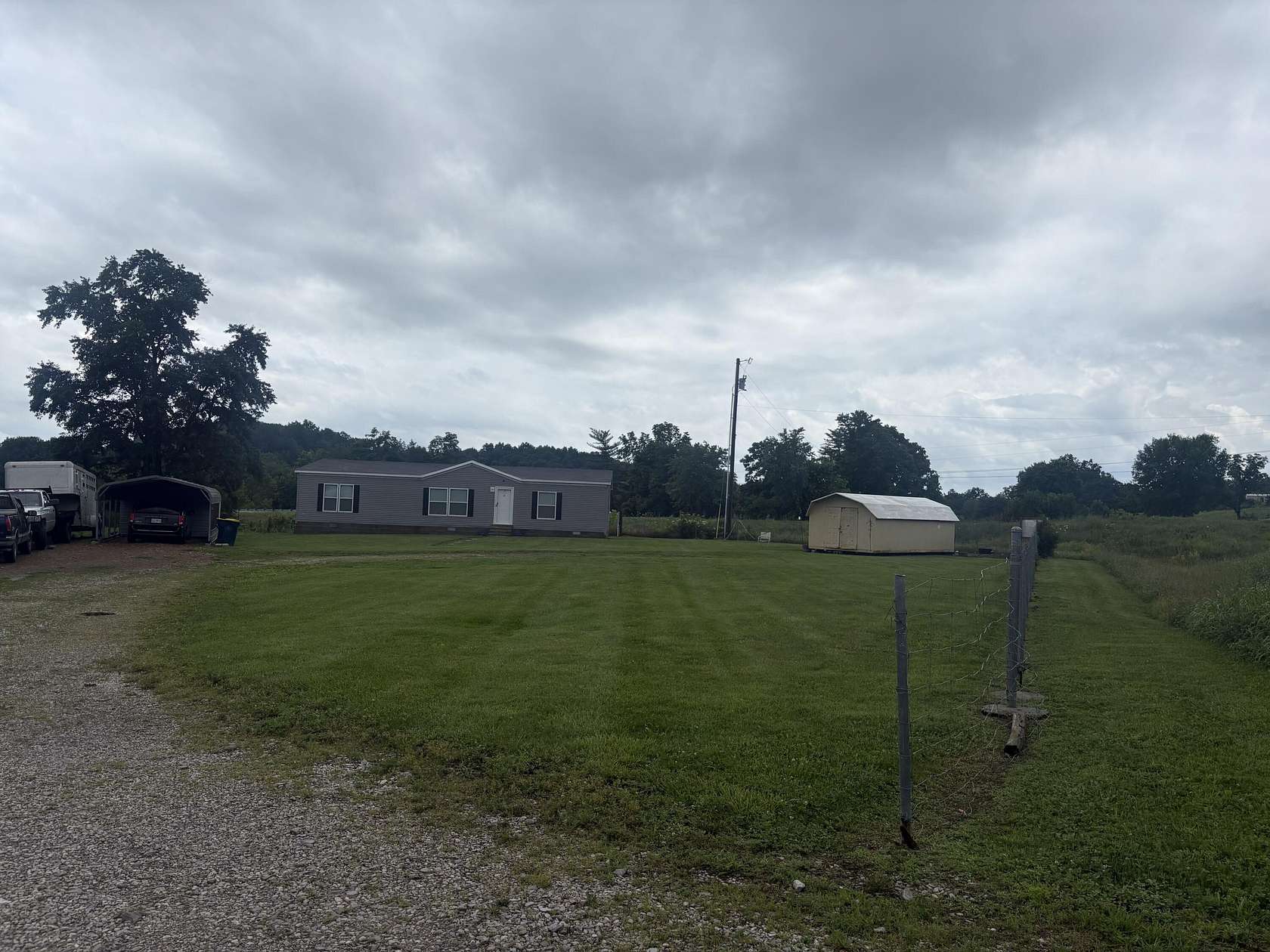 12 Acres of Land with Home for Sale in Crab Orchard, Kentucky