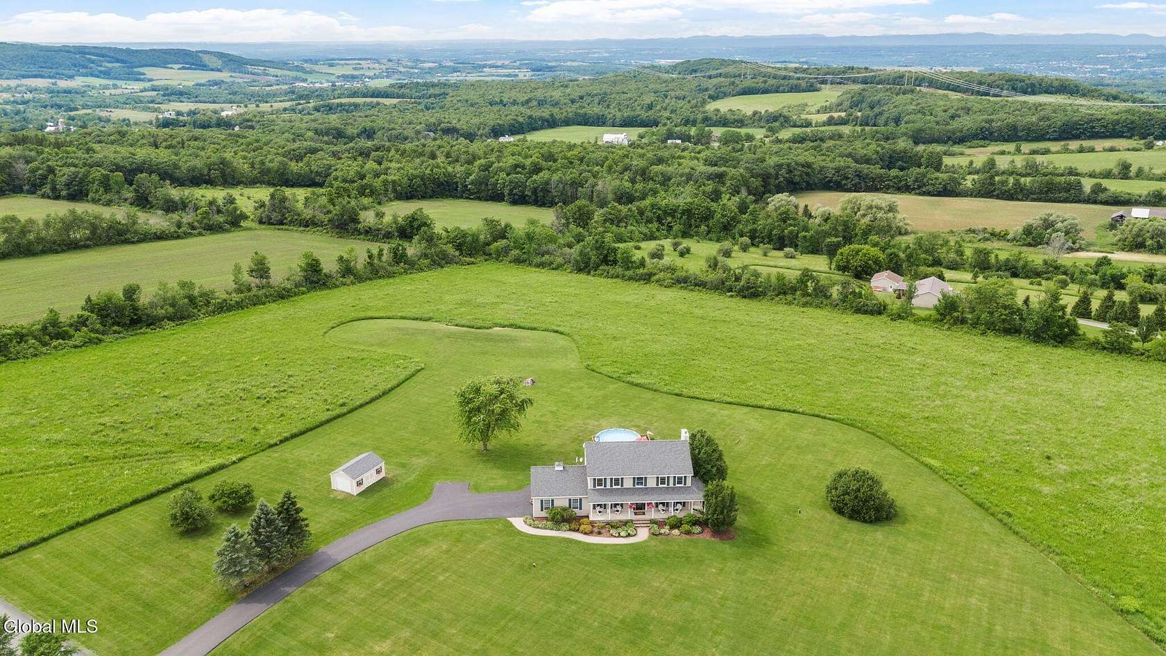 12.2 Acres of Land with Home for Sale in Pattersonville, New York