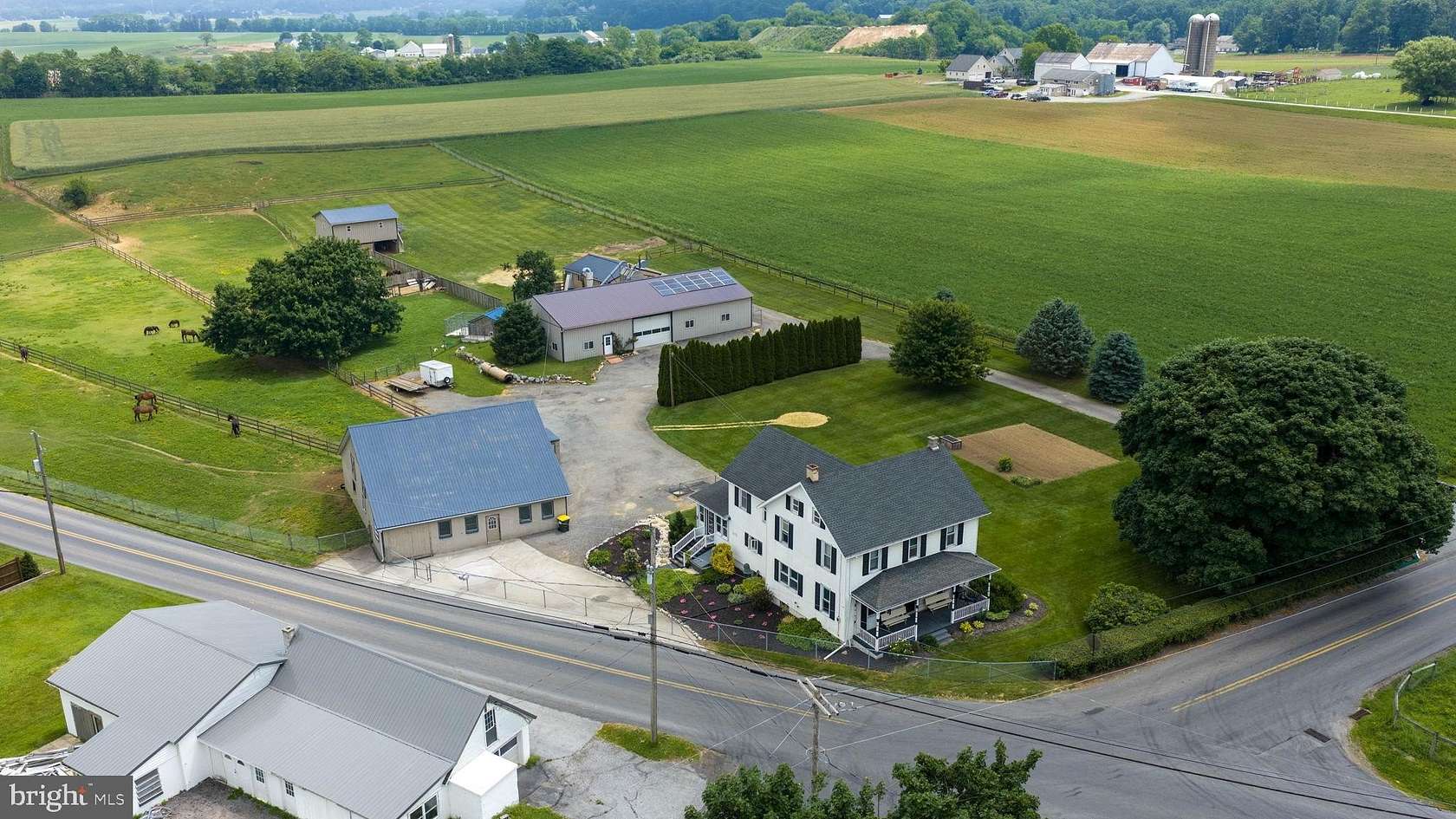 10.2 Acres of Land with Home for Auction in Gap, Pennsylvania
