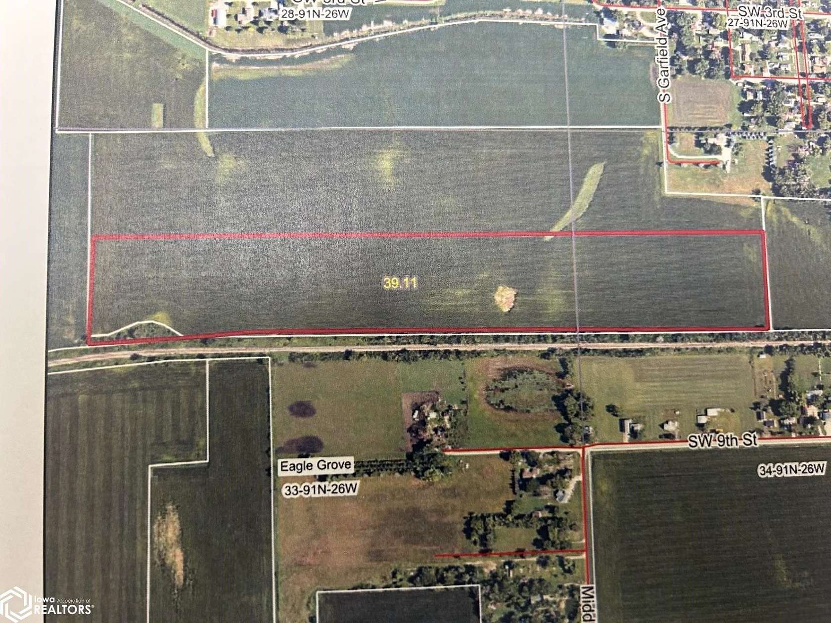 41.2 Acres of Agricultural Land for Sale in Eagle Grove, Iowa