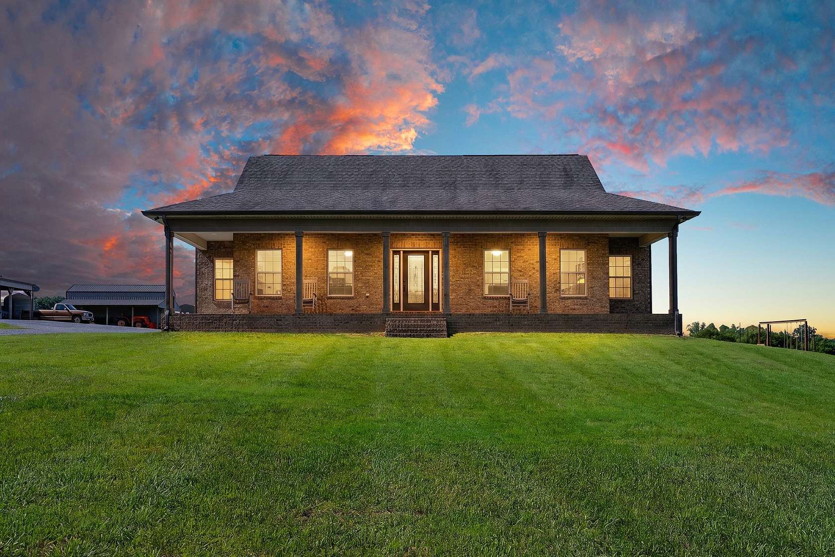 5 Acres of Land with Home for Sale in Cross Plains, Tennessee