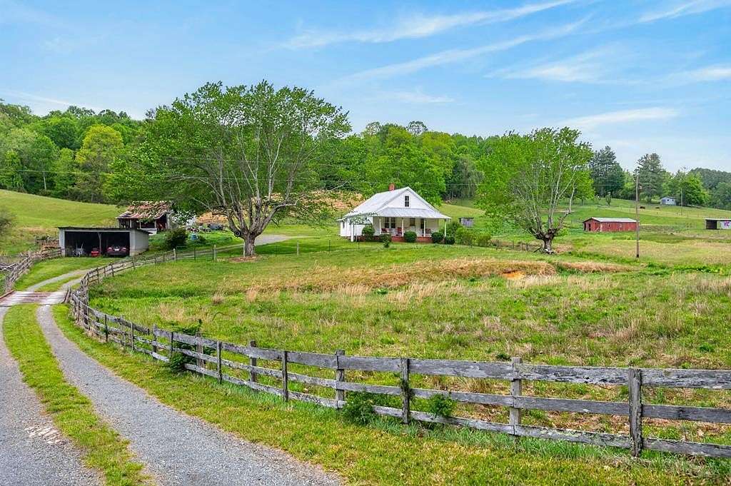 15.5 Acres of Land with Home for Sale in Galax, Virginia