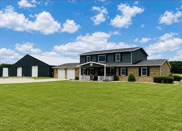 17 Acres of Land with Home for Sale in Celina, Ohio