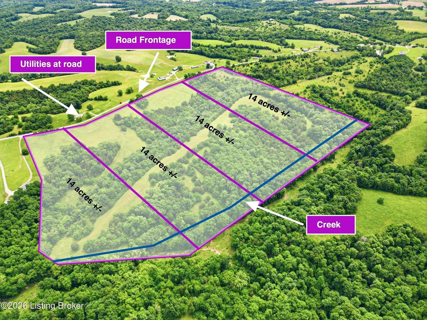 28 Acres of Land for Sale in Taylorsville, Kentucky