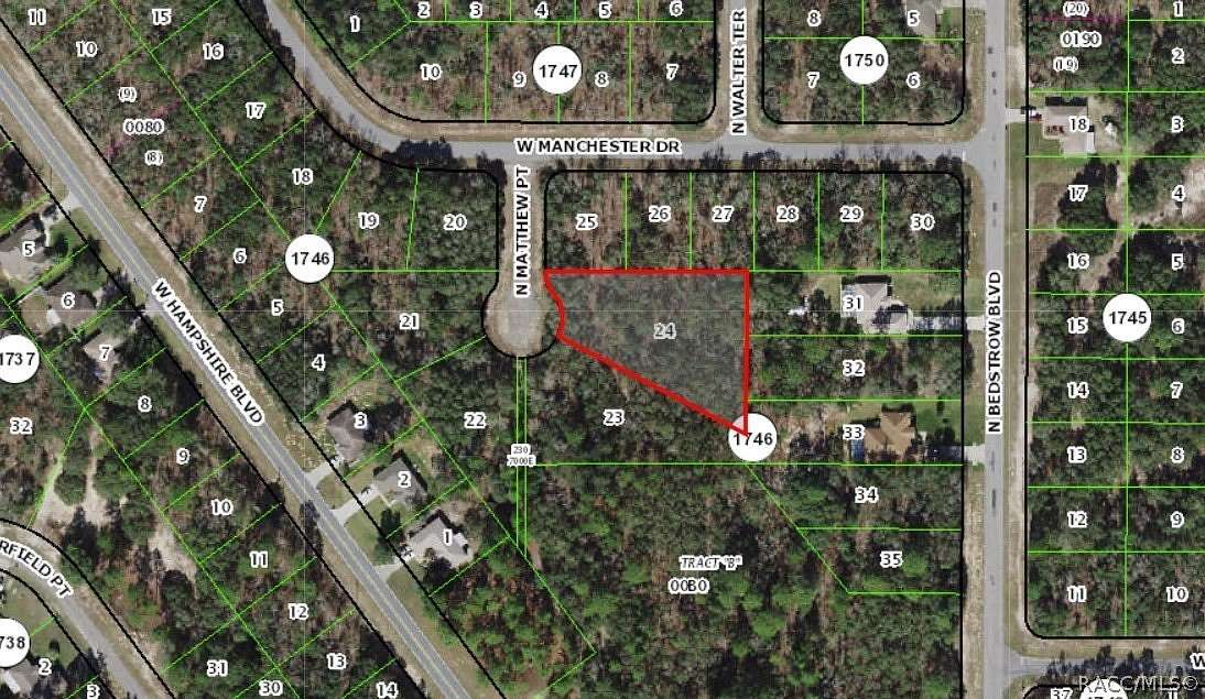0.76 Acres of Residential Land for Sale in Citrus Springs, Florida