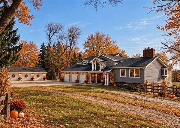 9.43 Acres of Land with Home for Sale in Dryden Township, Michigan