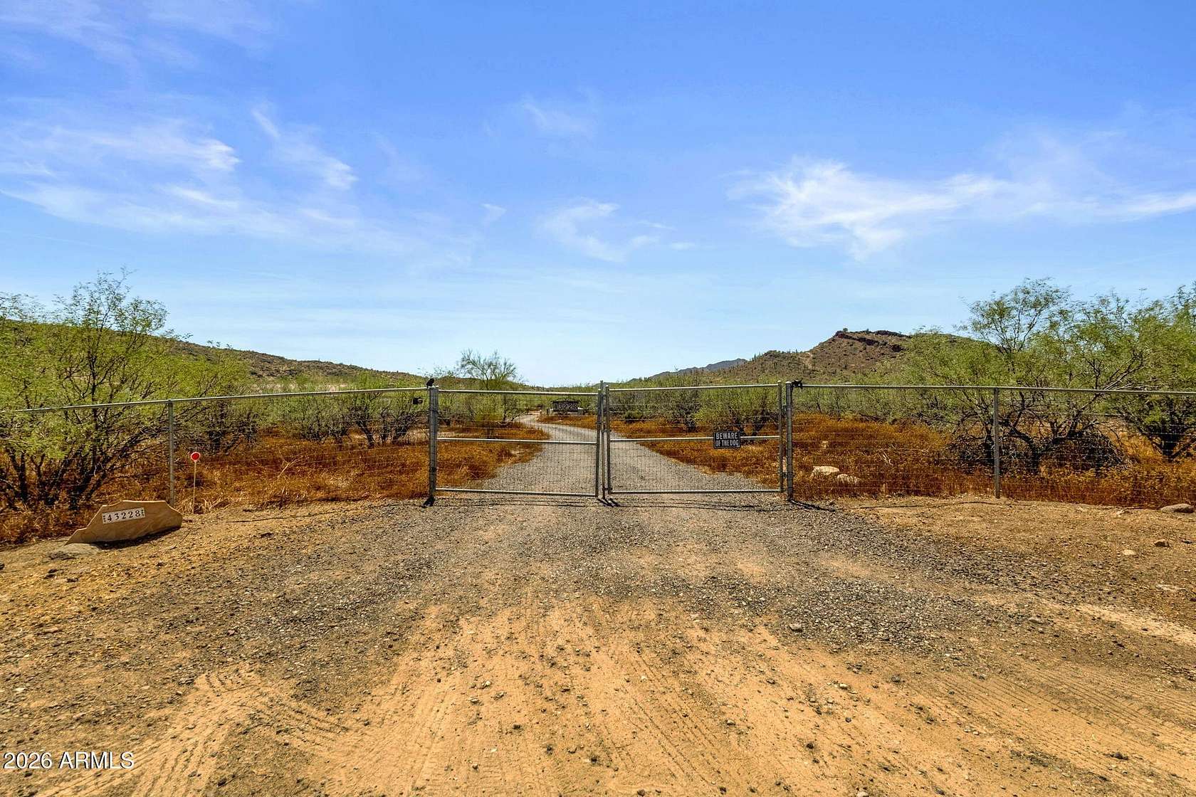 3.67 Acres of Land with Home for Sale in New River, Arizona