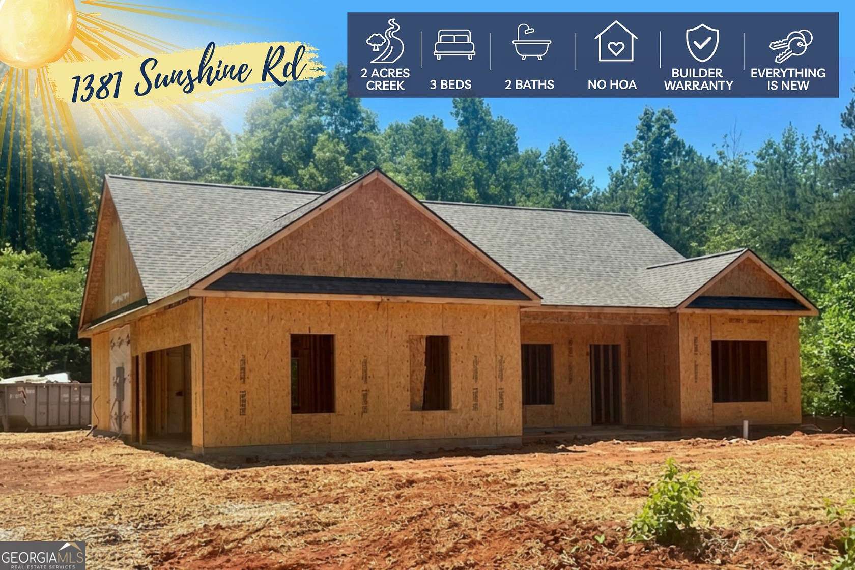 2 Acres of Land with Home for Sale in Toccoa, Georgia
