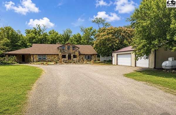 3.4 Acres of Land with Home for Sale in Plevna, Kansas