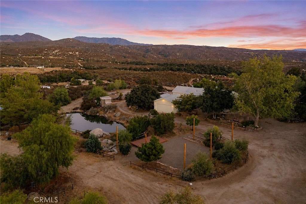 5 Acres of Land with Home for Sale in Hemet, California