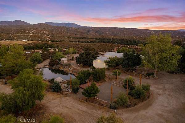 5 Acres of Land with Home for Sale in Hemet, California