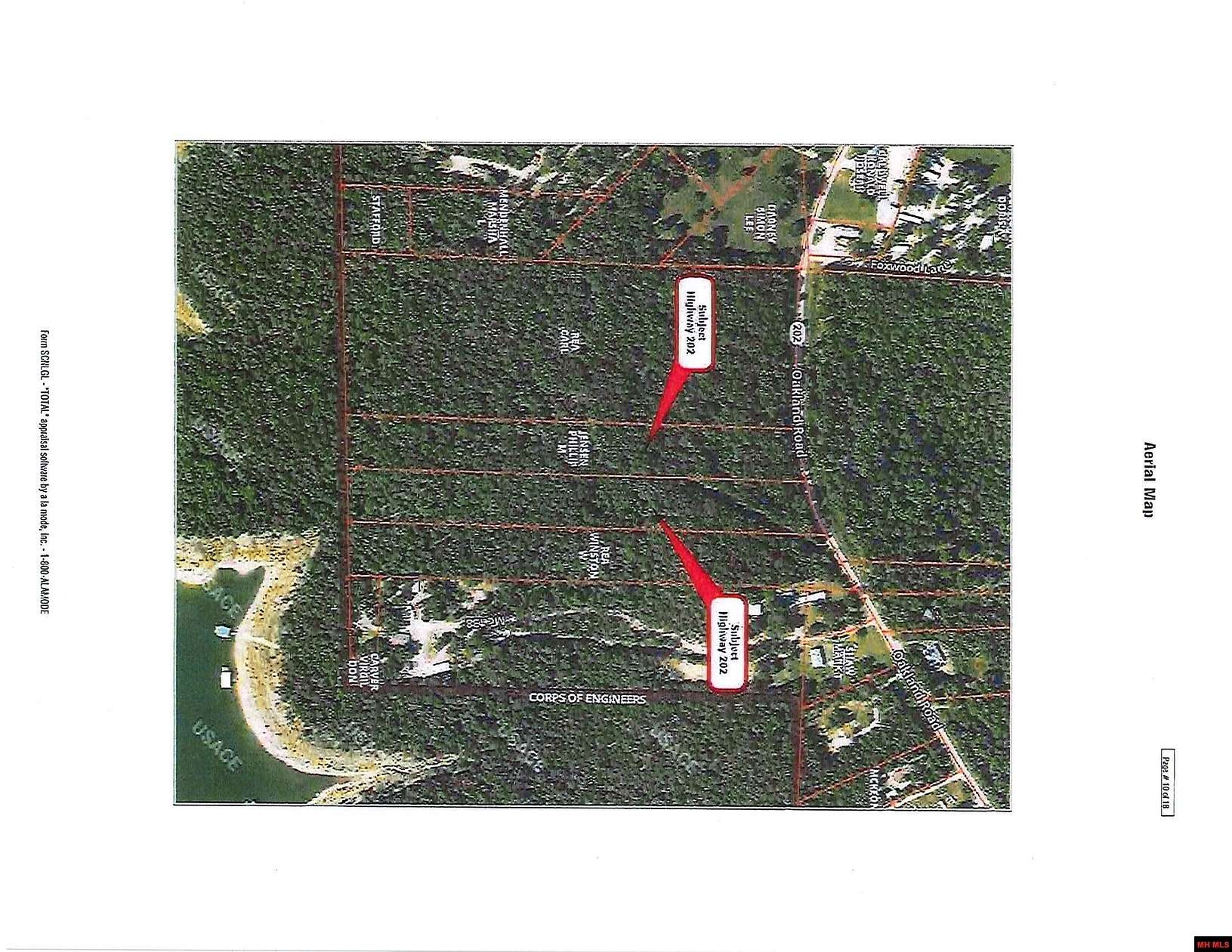 10 Acres of Residential Land for Sale in Oakland, Arkansas