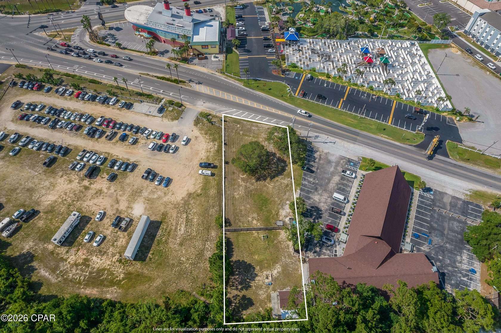 0.57 Acres of Commercial Land for Sale in Panama City Beach, Florida