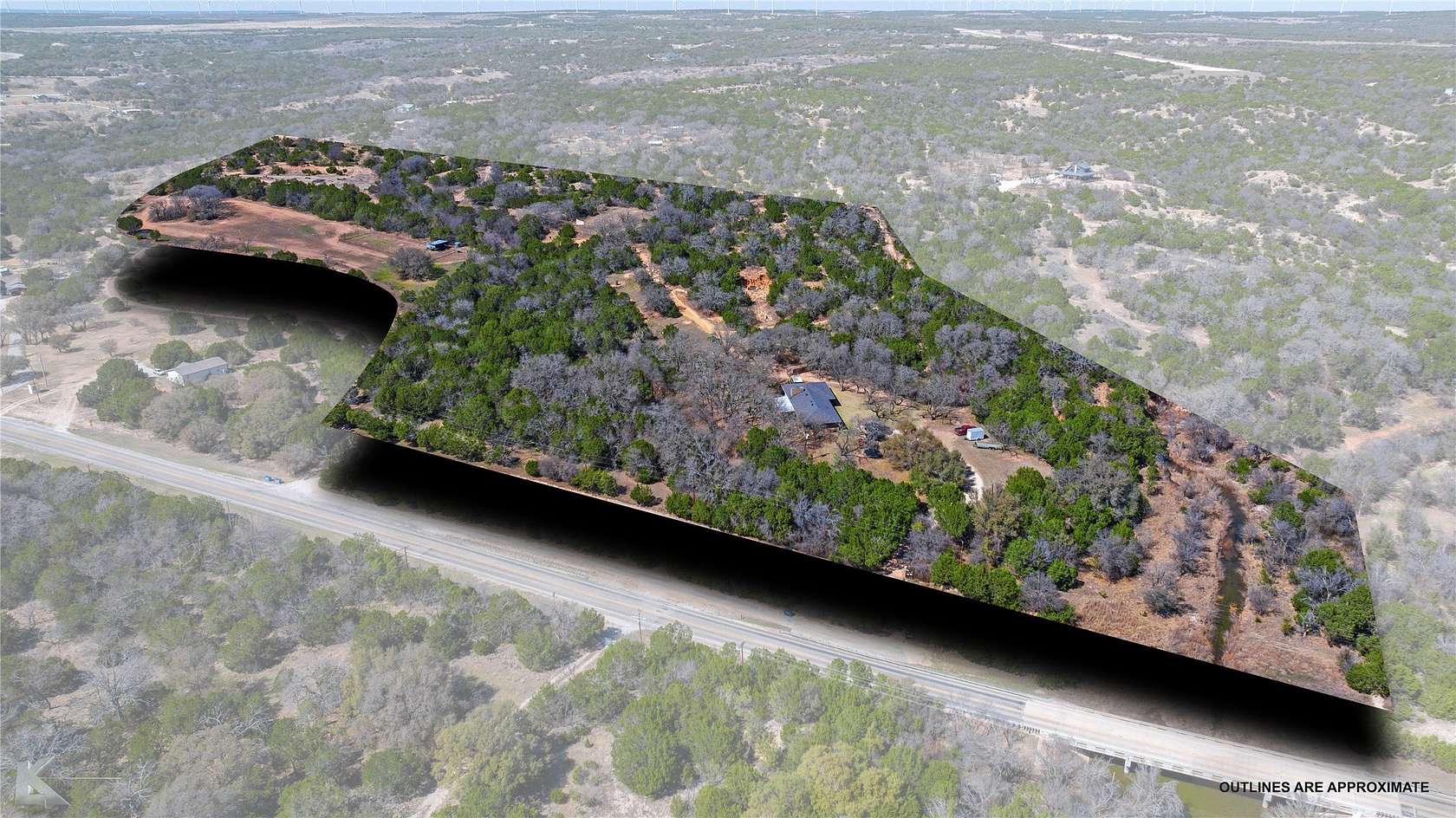 20 Acres of Land with Home for Sale in Tuscola, Texas