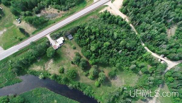 8.84 Acres of Land with Home for Sale in Newberry, Michigan