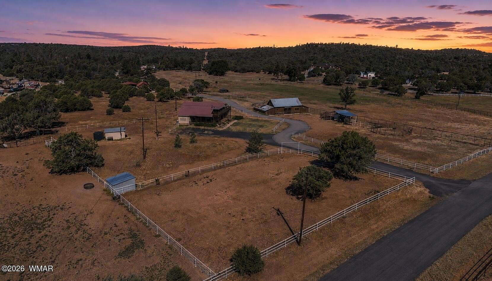 10.1 Acres of Land with Home for Sale in Pinedale, Arizona