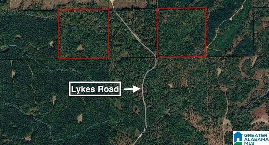 80 Acres of Recreational & Residential Land for Sale in Rockford, Alabama