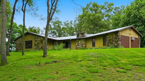 5.72 Acres of Land with Home for Sale in Rochester, Indiana