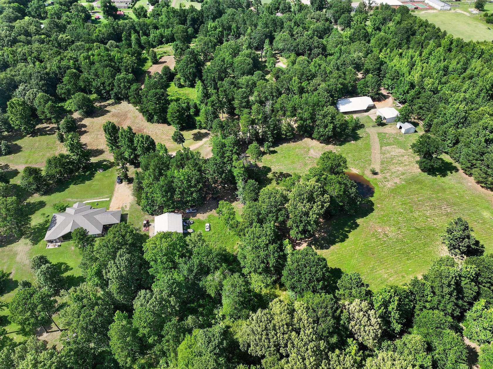 54.5 Acres of Land with Home for Sale in Queen City, Texas