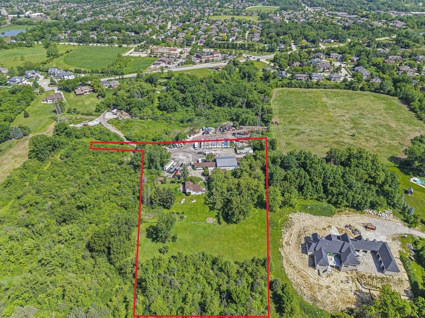 5 Acres of Land with Home for Sale in Lemont, Illinois