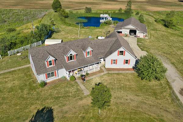 10 Acres of Recreational Land with Home for Sale in Waldron, Michigan