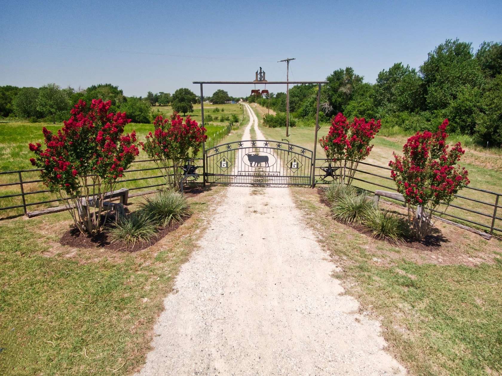 24.6 Acres of Land with Home for Sale in Celeste, Texas