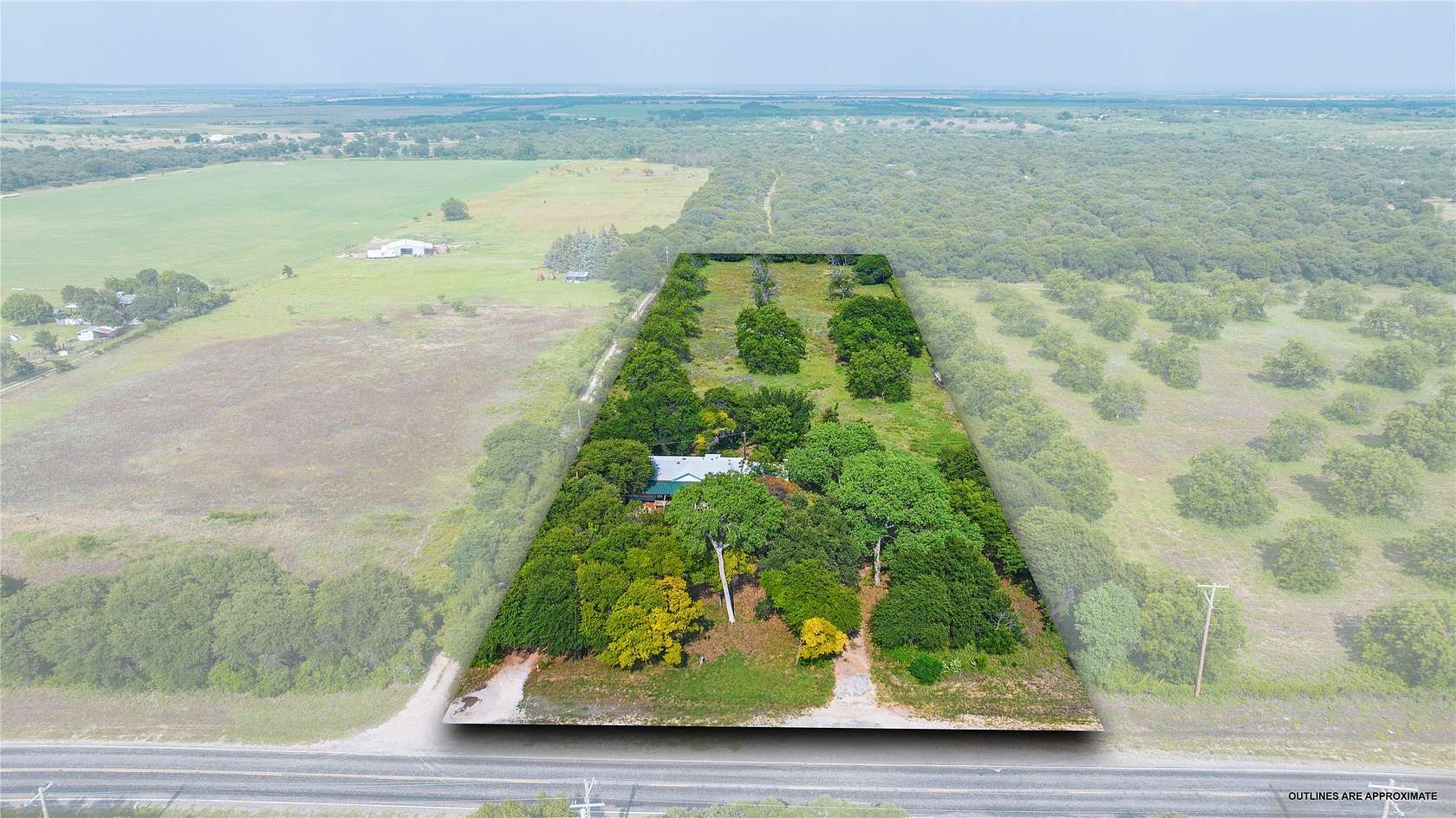 3.7 Acres of Land with Home for Sale in Clyde, Texas