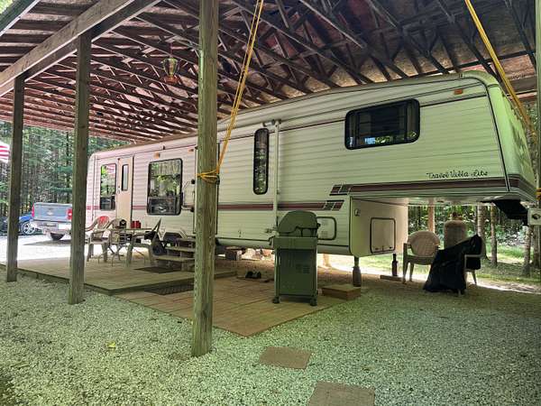 10 Acres of Recreational Land with Home for Sale in Curtis, Michigan