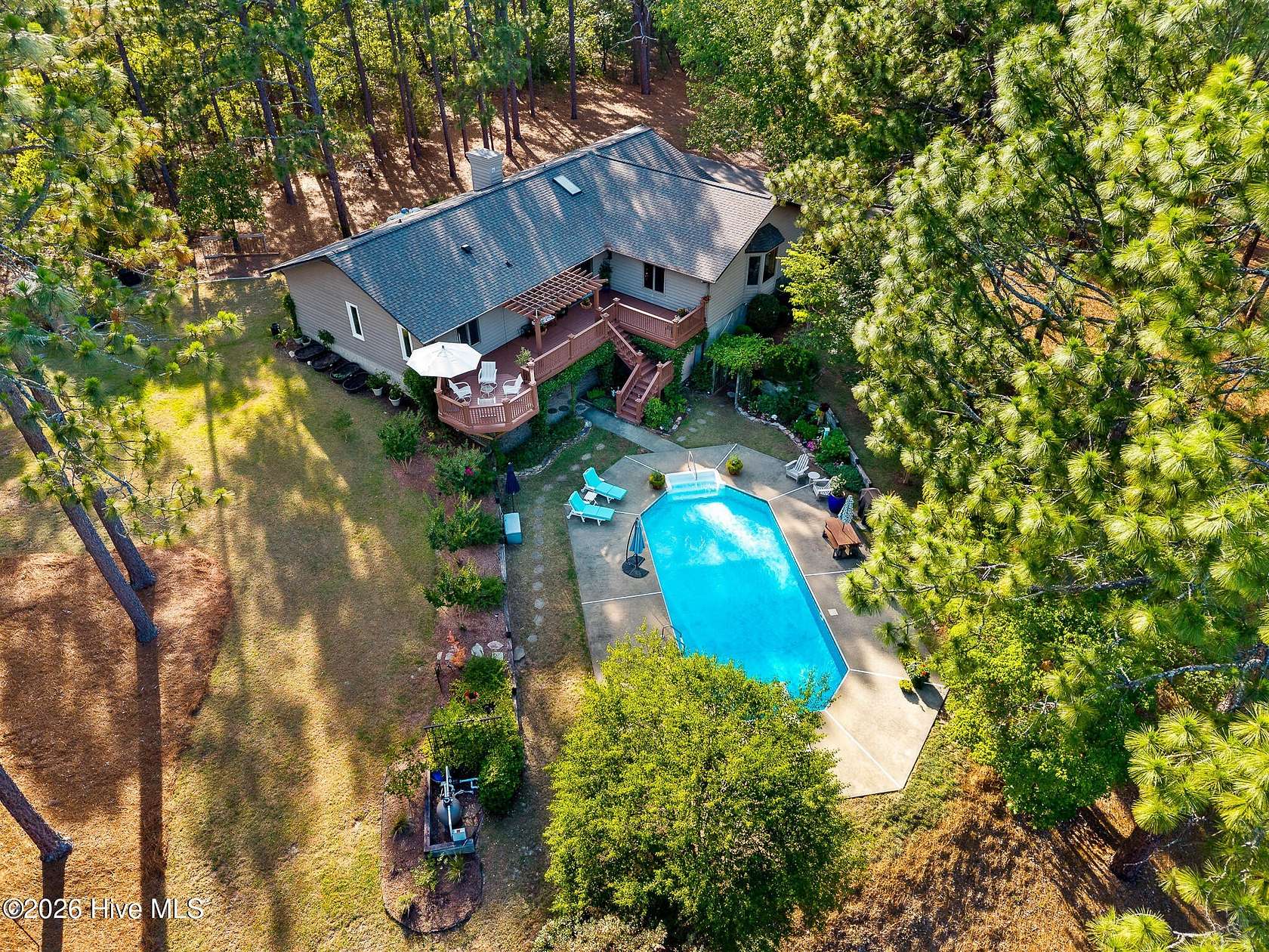 2 Acres of Land with Home for Sale in Aberdeen, North Carolina