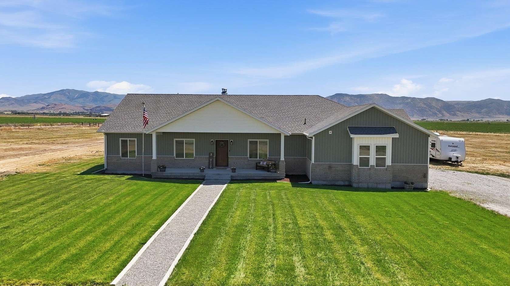 5.5 Acres of Land with Home for Sale in Malad City, Idaho