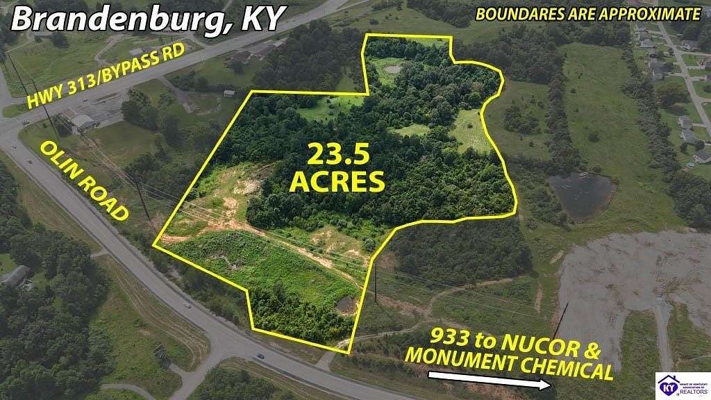 23.5 Acres of Recreational Land for Sale in Brandenburg, Kentucky