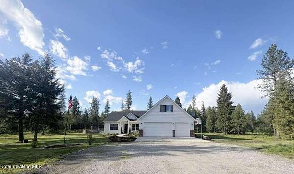 5 Acres of Land with Home for Sale in Athol, Idaho