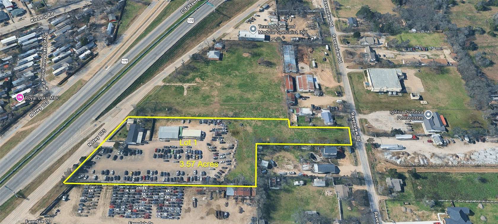 3.57 Acres of Improved Commercial Land for Sale in Dallas, Texas