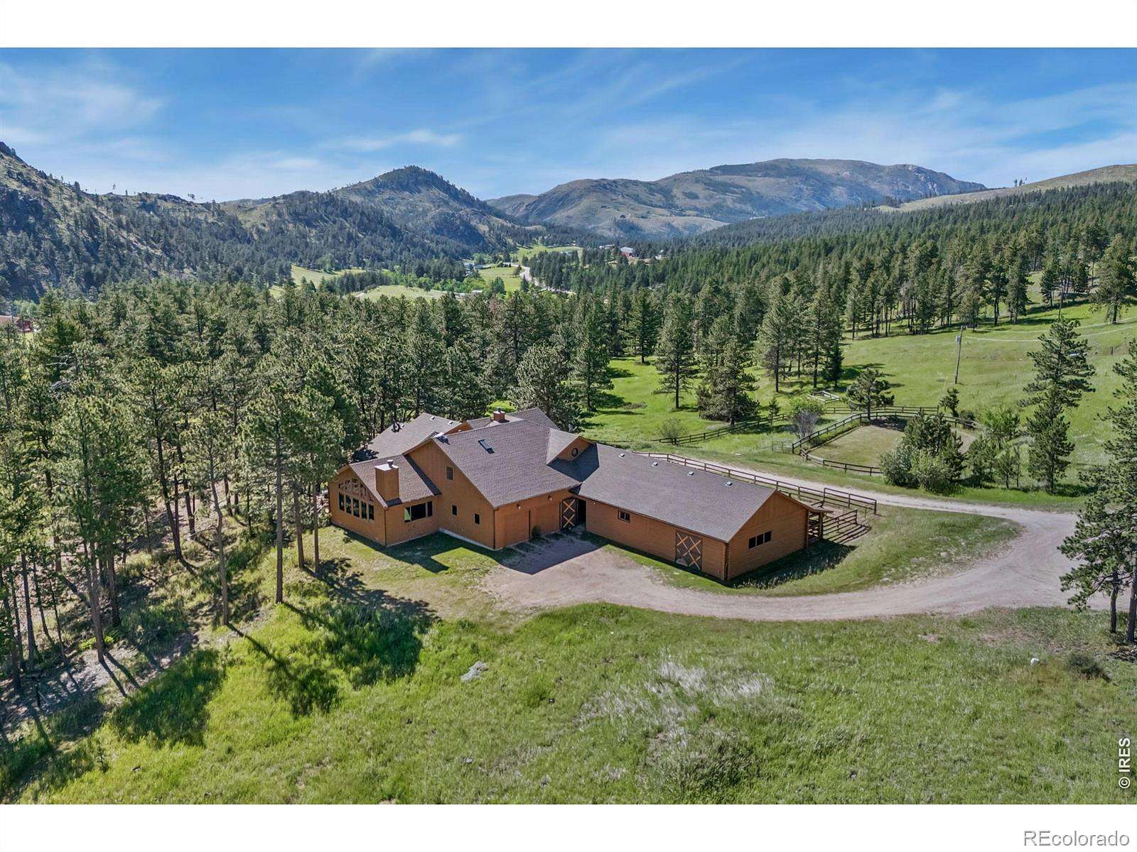 99.8 Acres of Land with Home for Sale in Bellvue, Colorado