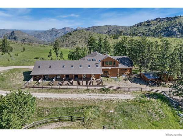 99.8 Acres of Land with Home for Sale in Bellvue, Colorado