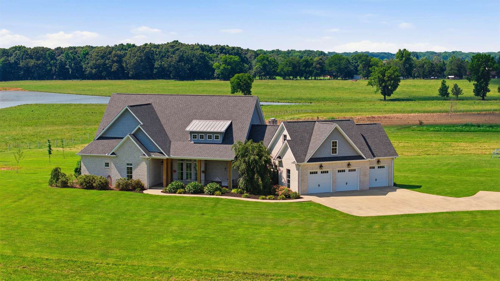 13.3 Acres of Recreational Land with Home for Sale in Leighton, Alabama