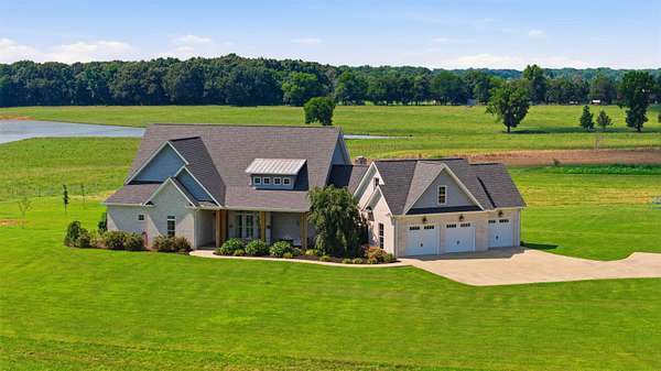 13.3 Acres of Recreational Land with Home for Sale in Leighton, Alabama