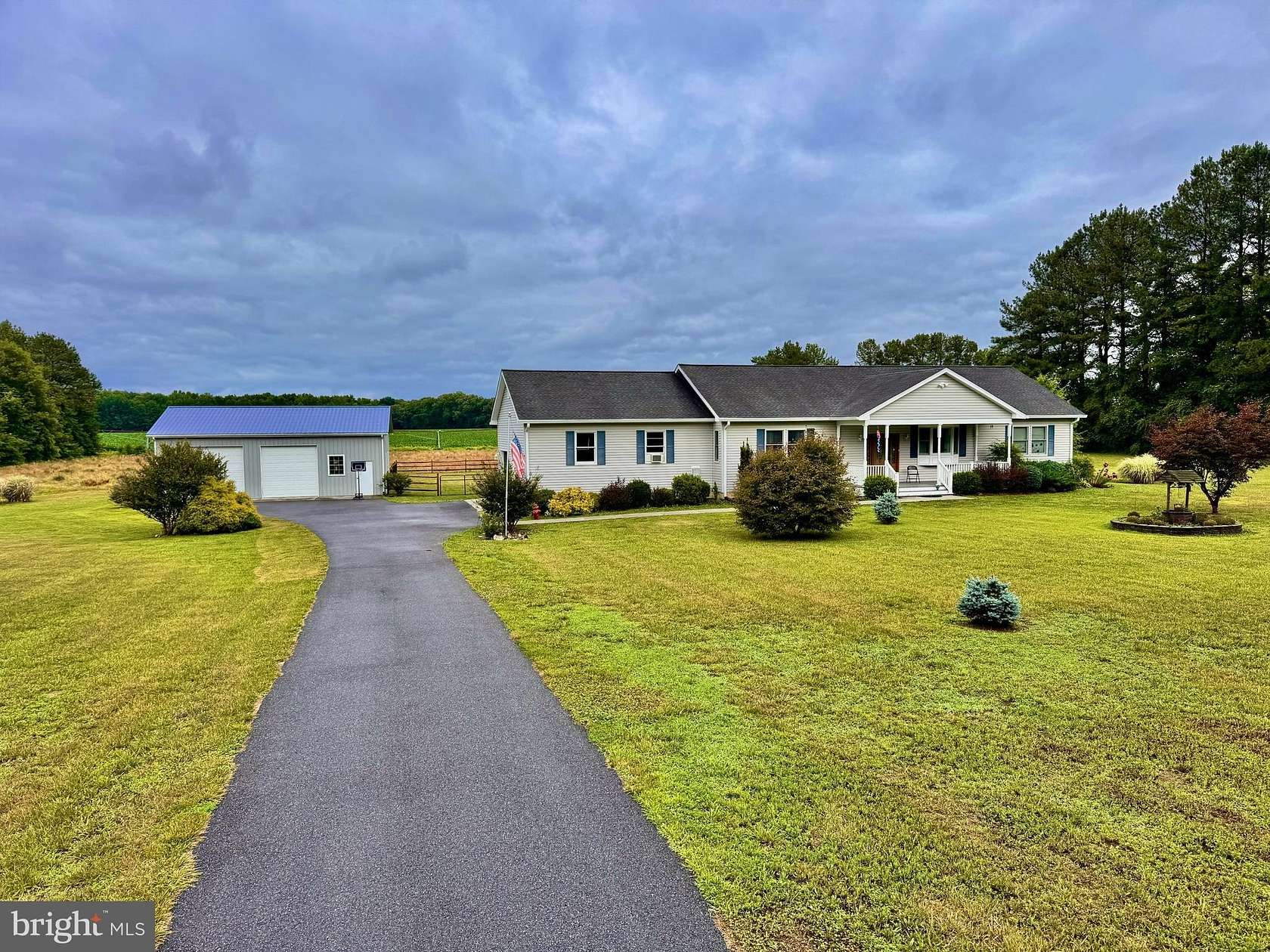 5.14 Acres of Land with Home for Sale in Church Hill, Maryland